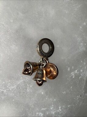 Pandora Two Tone Wedding Bells Charm